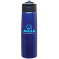 24 Oz. H2go Hydra Blue Stainless Steel Bottle